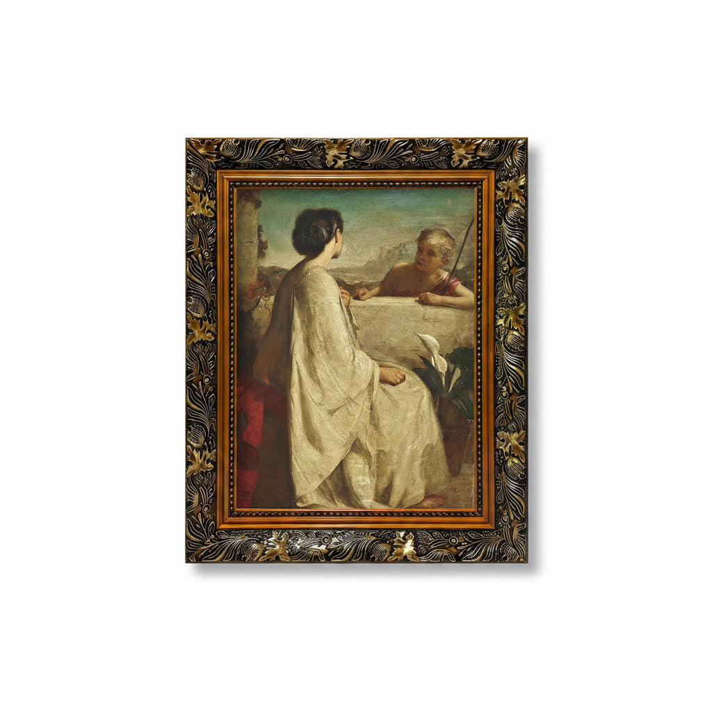 Yulinne 12x16 Baroque Ornate Gold Canvas Frame, Solid Wood, No Glass or Backing, for Portrait Landscape Artwork