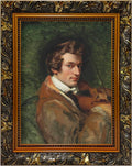 Yulinne 12x16 Baroque Ornate Gold Canvas Frame, Solid Wood, No Glass or Backing, for Portrait Landscape Artwork